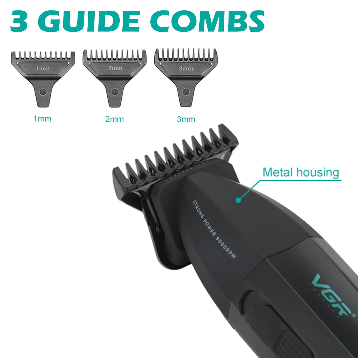VGR 906 trimmer kit contents showing all included accessories
