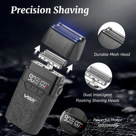 VGR 640S3 ergonomic grip provides secure control during grooming.