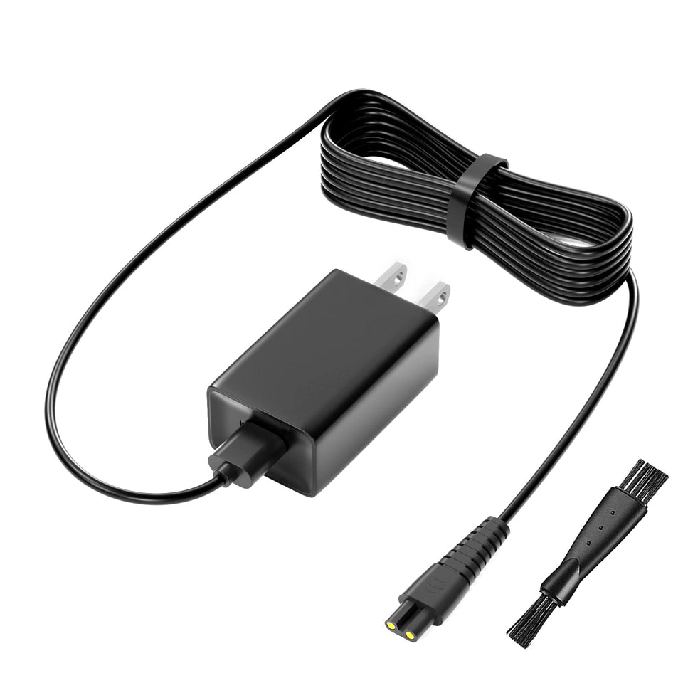 vhbw Pitbull Gold Pro charger plugged into outlet for easy home use