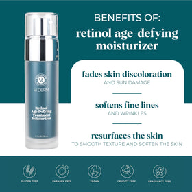 VI DERM moisturizer packaging box ready for daily routine