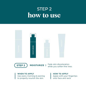 VI DERM moisturizer pump action shows easy application