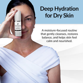 Vibriance bundle moisturizing cleanser tube for gentle makeup removal.