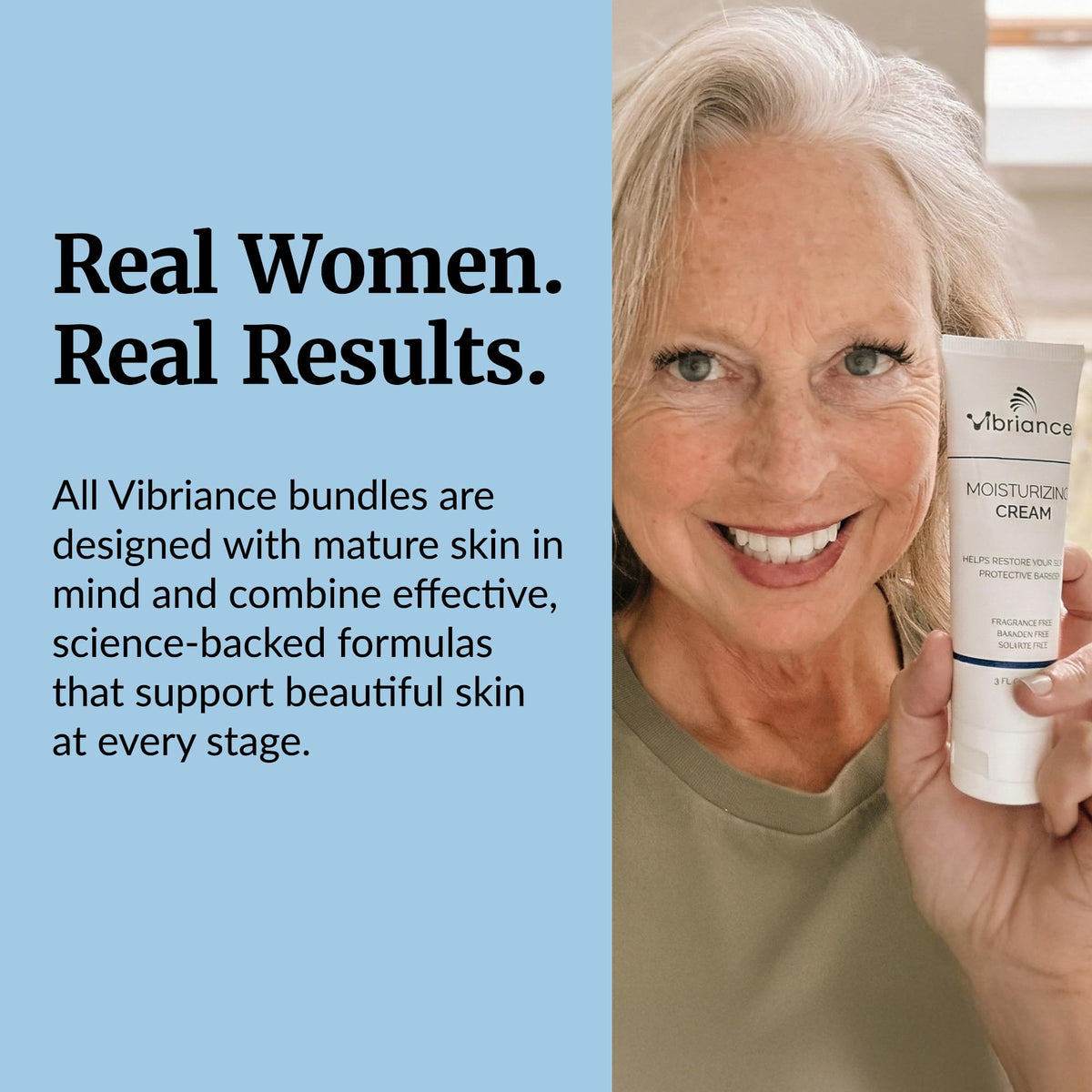 Vibriance bundle ingredients closeup shows skin-nutrient vitamins at work.