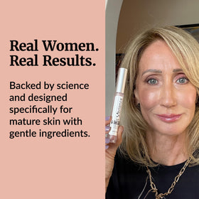 Vibriance Hydrating Lip Volumizer texture detail emphasizes nourishing ceramides and peptides for comfort.