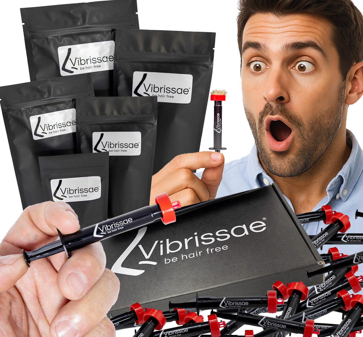 Vibrissae 48-applicators pack enables mess-free nose waxing at home