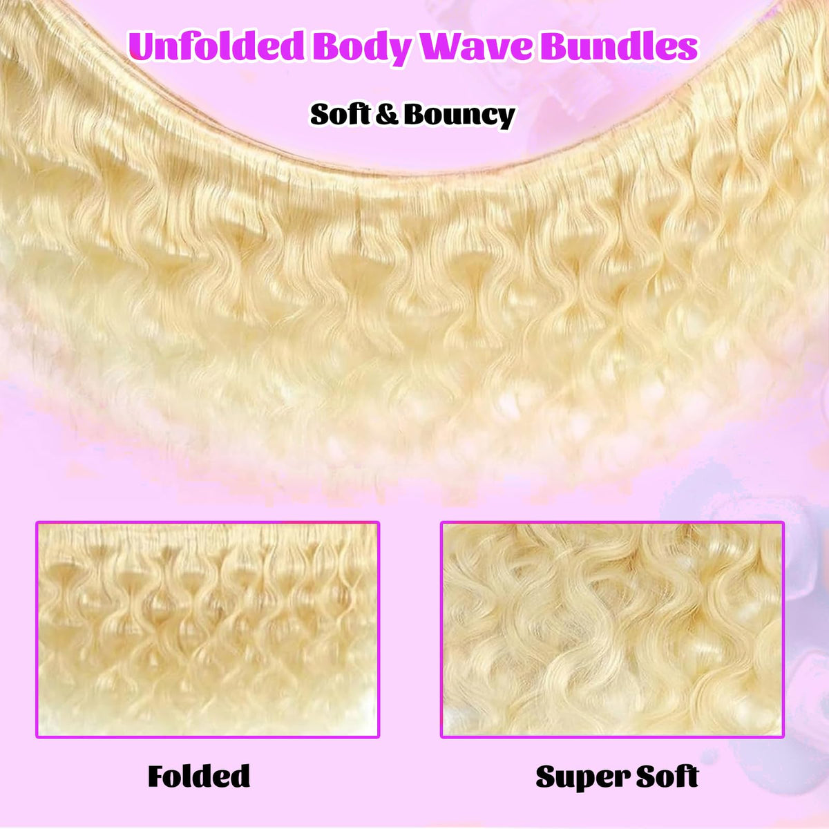 VICYAO 613 bundles dyed-ready for custom color matching