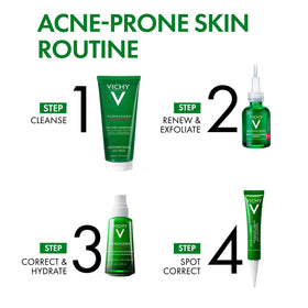 Application routine with Normaderm BHA serum on clean skin