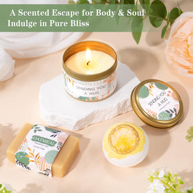 Victdom vanilla coconut candle provides a relaxing fragrance during self-care