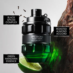 Viktor&Rolf Spicebomb Nightvision cap detail showcasing premium design.