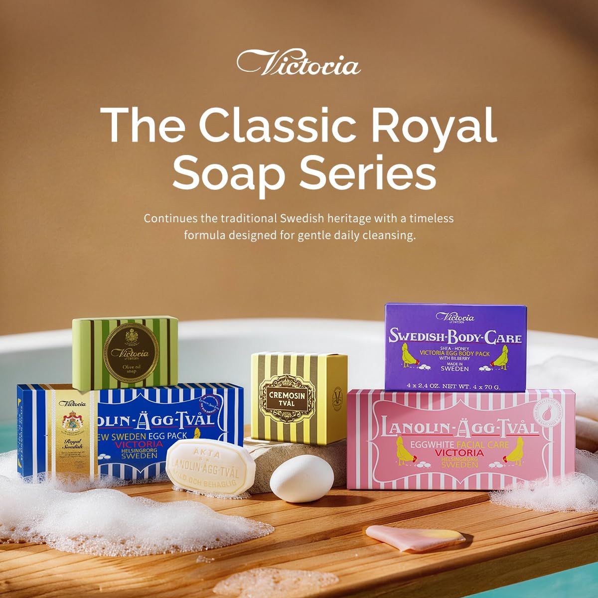 VICTORIA Egg White Face Soap Bar lather demonstrates creamy cleansing for daily use.
