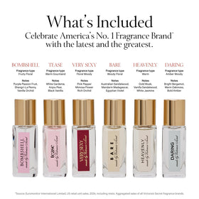 Victoria's Secret fragrance discovery packaging, elegant gift-ready box.