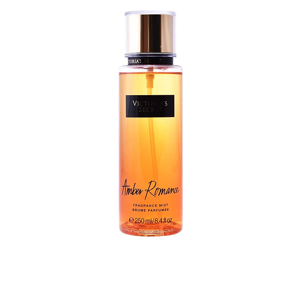 Victoria's Secret Amber Romance bottle with a warm inviting scent for everyday wear.