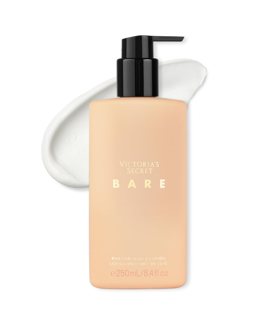 Victoria's Secret Bare Fragrance Lotion pump-application for quick, even scent