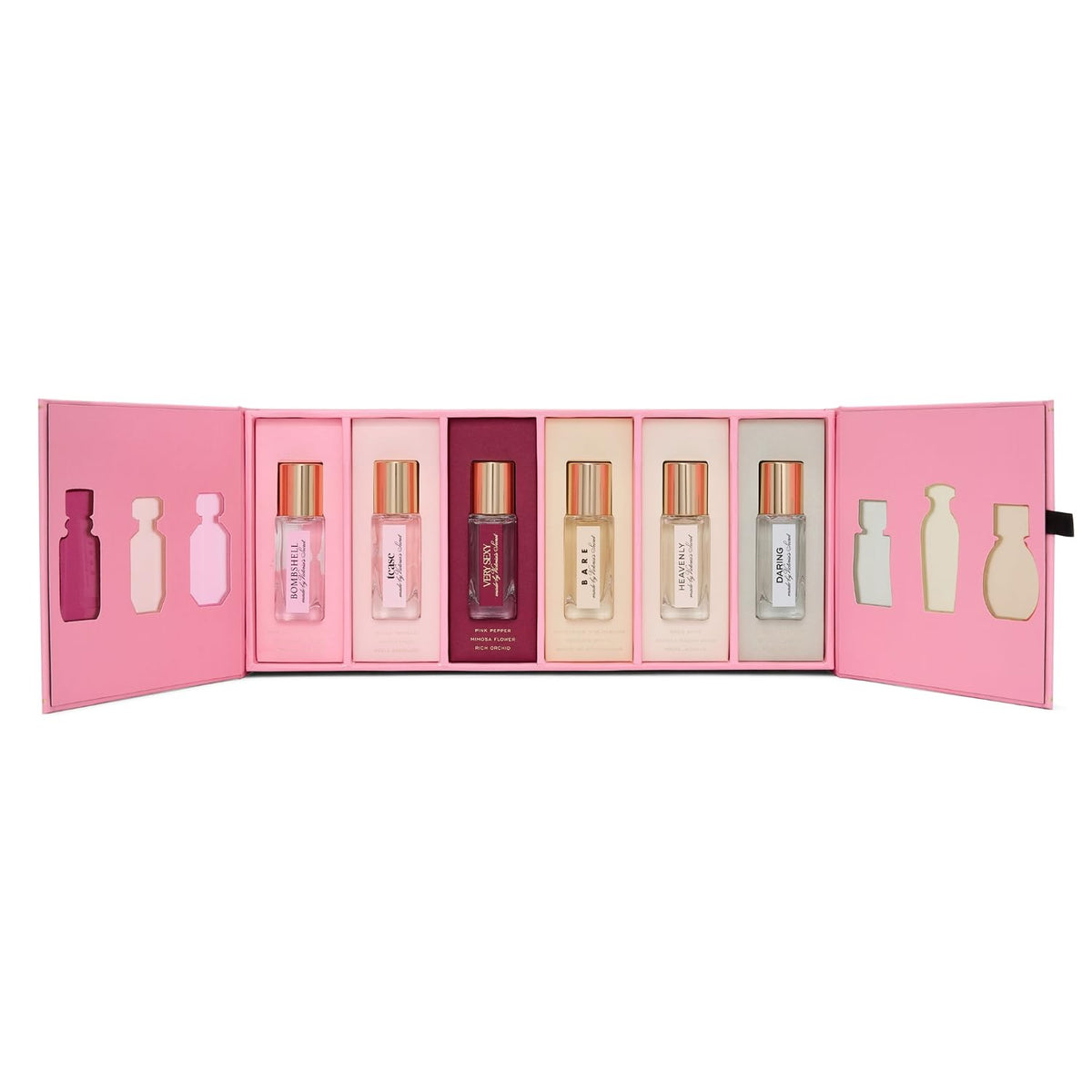 Victoria's Secret Bare mini EDP bottle with woody floral notes for travel.