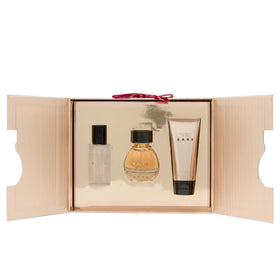 Victoria's Secret Bare Travel Lotion bottle for on-the-go hydration and scent.