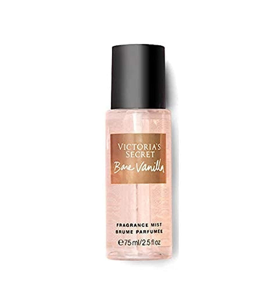 Victoria's Secret Bare Vanilla Mini Mist bottle—portable fragrance for everyday wear and on-the-go touch-ups.