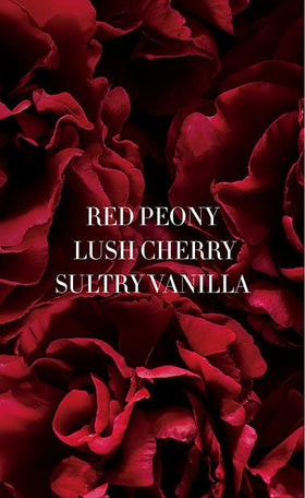 Bombshell Intense close-up highlights cherry and peony for everyday appeal.