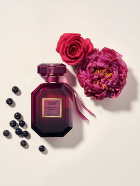 Victoria's Secret Bombshell Passion lotion pairing image, suggested layering for fuller scent.