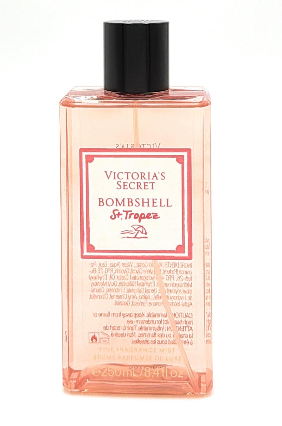 Victoria's Secret Bombshell St. Tropez top note pink pineapple for a bright start.