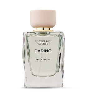 Victoria's Secret Daring bottle close-up highlighting glass shine and elegant cap