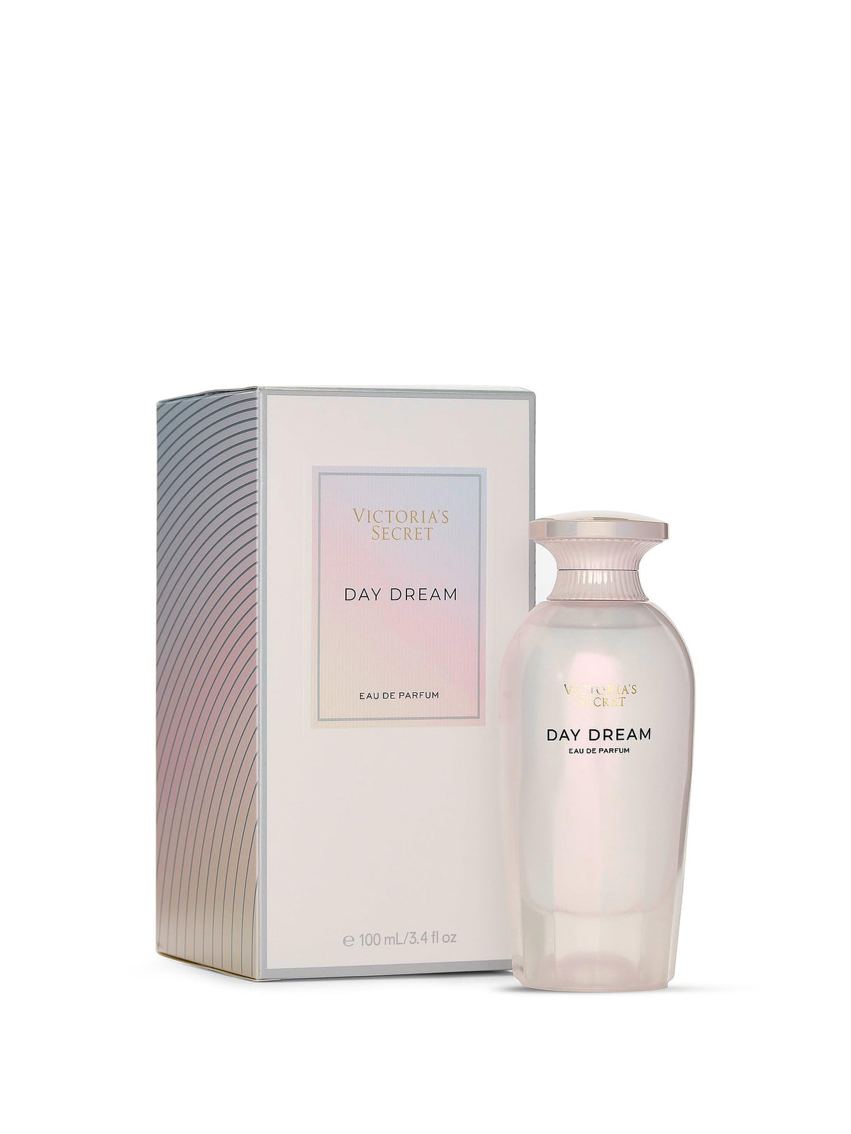 Victoria's Secret Day Dream bottle closeup highlighting soft musk and glow