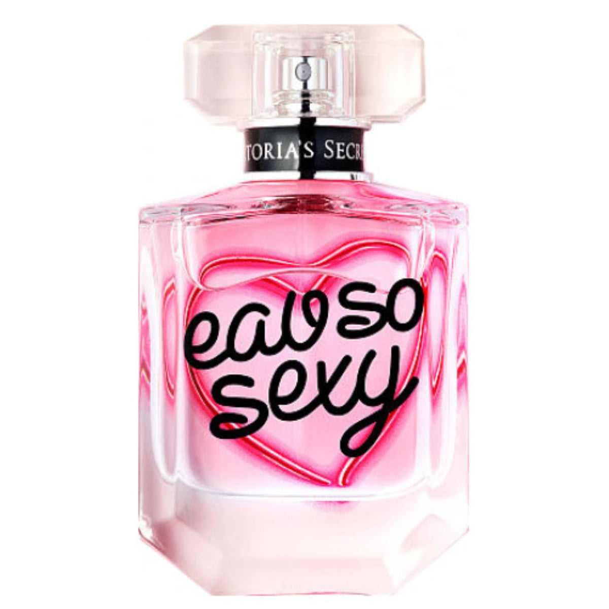 Victoria's Secret Eau So Sexy bottle cap close-up highlighting premium design and elegance.