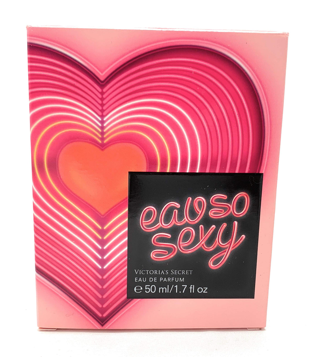 Elegant label detail highlights Victoria's Secret identity and fragrance confidence.