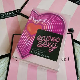 Victoria's Secret Eau So Sexy packaging box showing gift-ready presentation and protection.