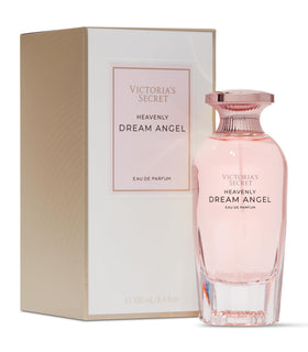 Victoria's Secret Heavenly Dream Angels EDP bottle front shows a luminous fruity gourmand fragrance