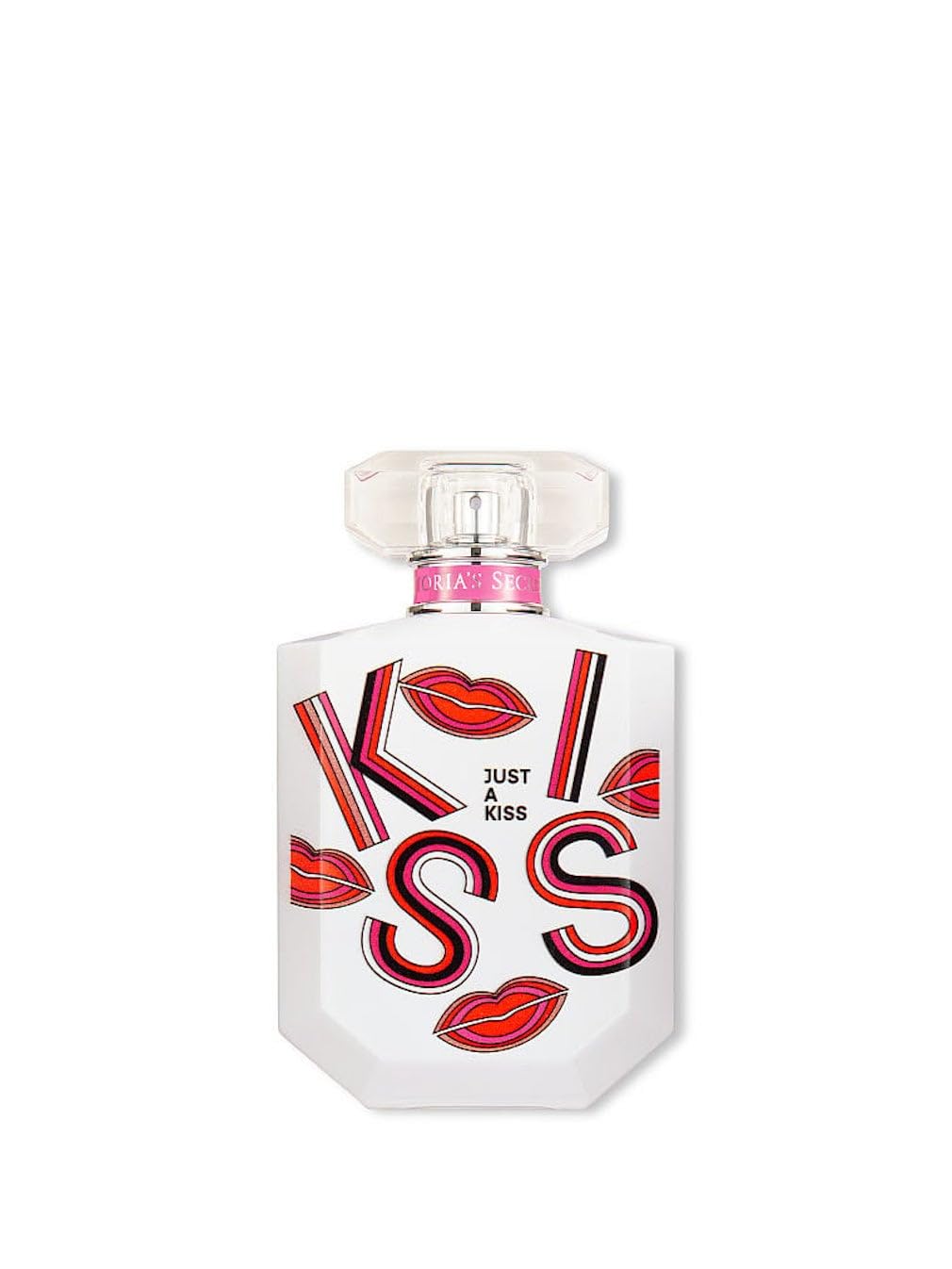 Victoria's Secret Just A Kiss packaging and bottle, ideal for gifting or special occasions.