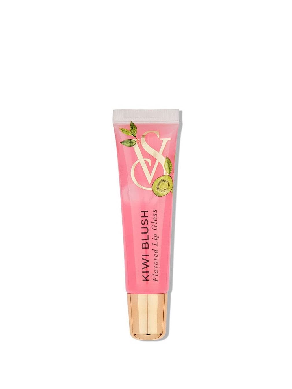 Victoria's Secret Kiwi Blush lip gloss adds sheer shine with a kiwi-flavored finish.