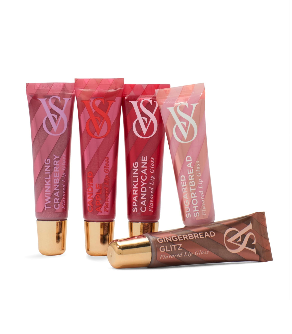 Victoria's Secret lip gloss in Gingerbread Glitz for warm holiday glow