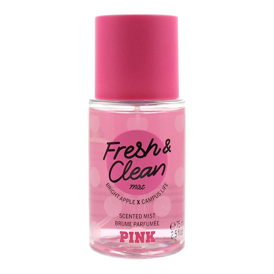 Victoria's Secret Pink Fresh and Clean bottle: a refreshing body mist for everyday freshness