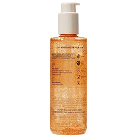 Victoria's Secret Pink Honey soothing body oil hand application demonstrating easy absorption