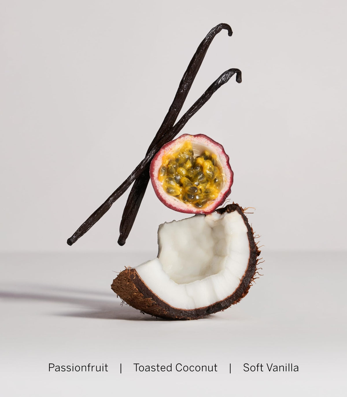 Victoria's Secret PINK Warm Cozy lotion coconut note close-up conveys tropical warmth
