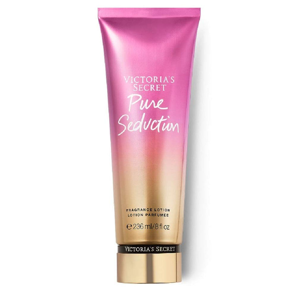Victoria's Secret Pure Seduction lotion bottle ready for daily hydration and fragrance.