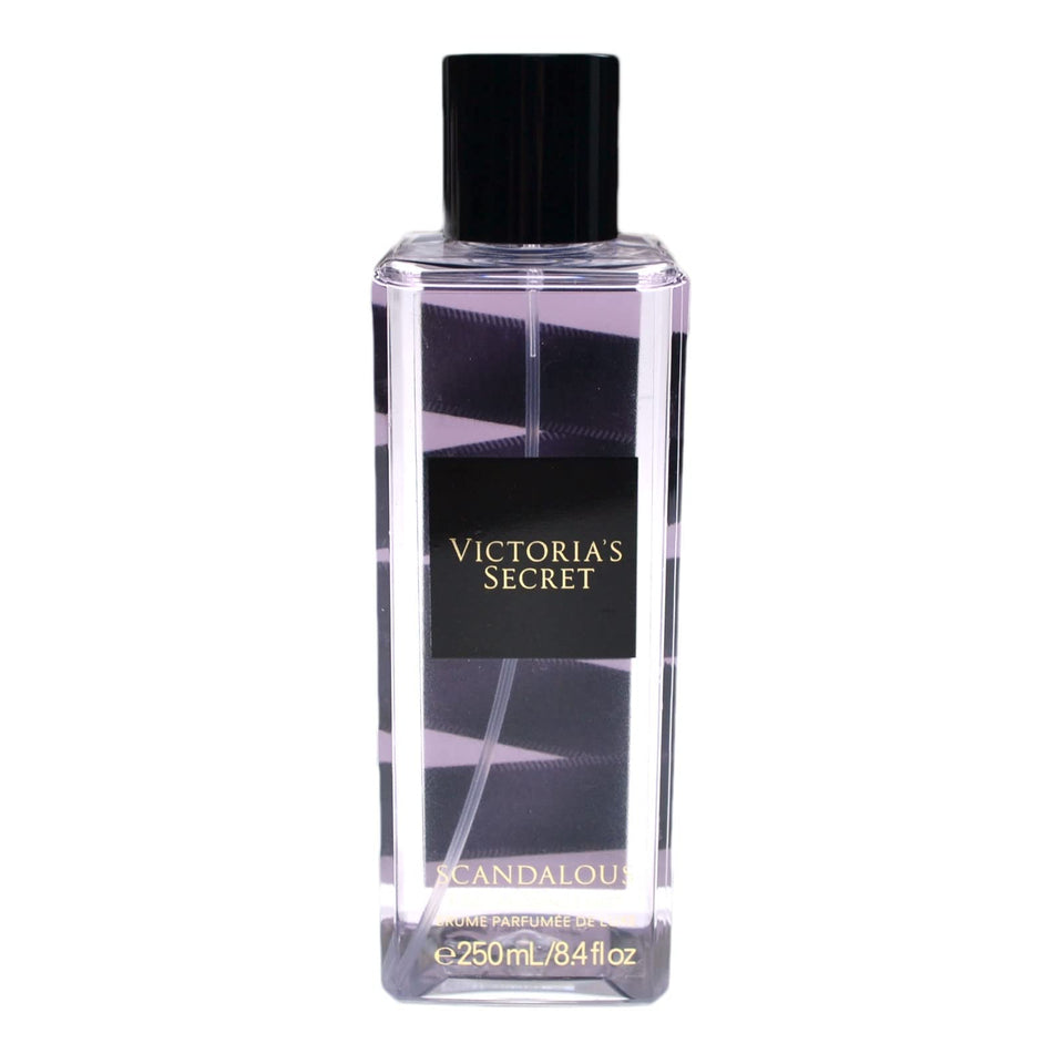 Victoria's Secret Scandalous fine fragrance mist bottle—floral fruity aroma for everyday allure