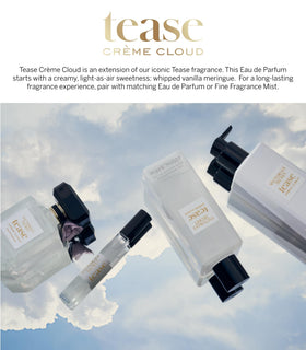 Victoria's Secret Tease Creme Cloud sheer amber hue for evening allure.