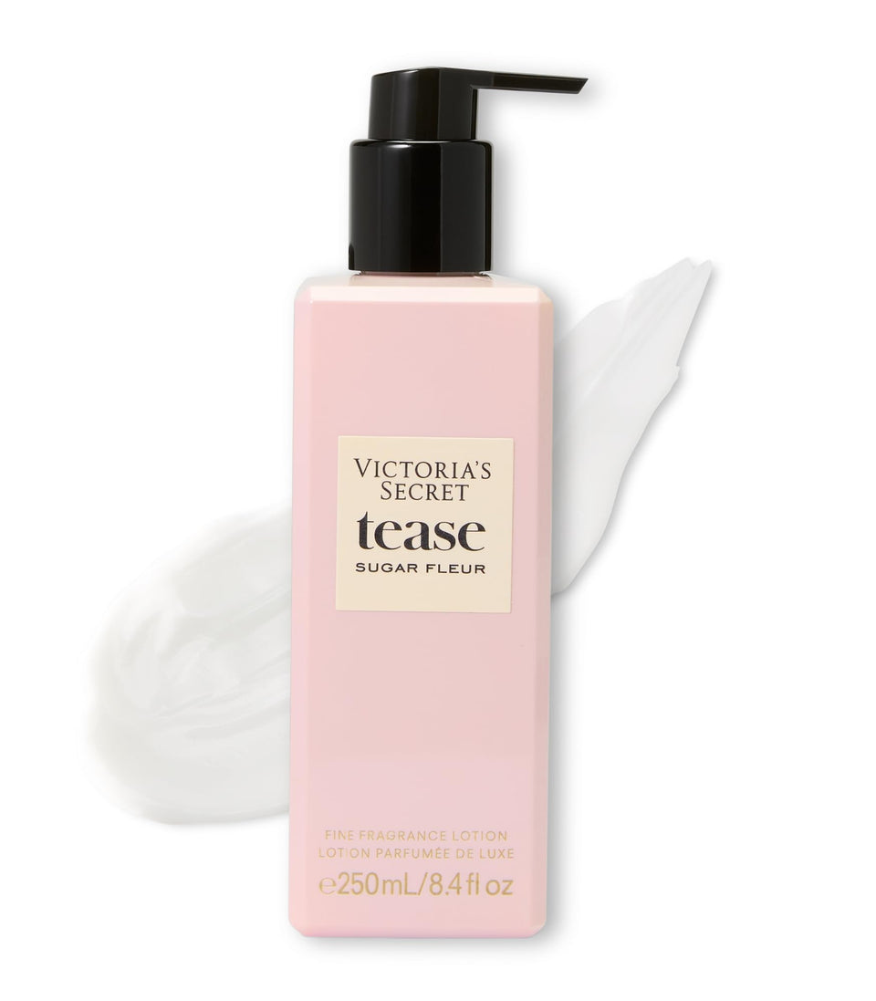 Victoria's Secret Tease Sugar Fleur bottle closeup for a fresh, daily fragrance.