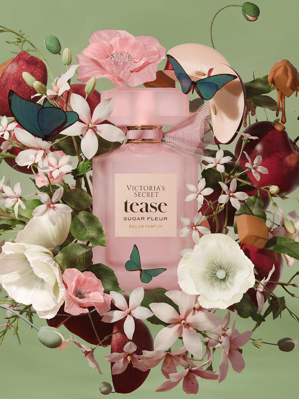 Victoria's Secret Tease Sugar Fleur notes: fresh apple and pink caramel fragrance.