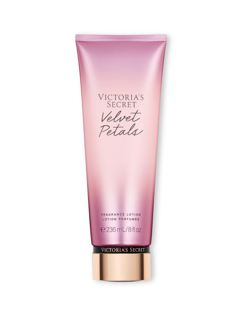 Victoria's Secret Velvet Petals body lotion bottle with lush floral scent.