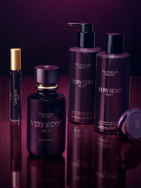 Victoria's Secret Very Sexy Night vanilla orchid and clementine detail for radiant sweetness.