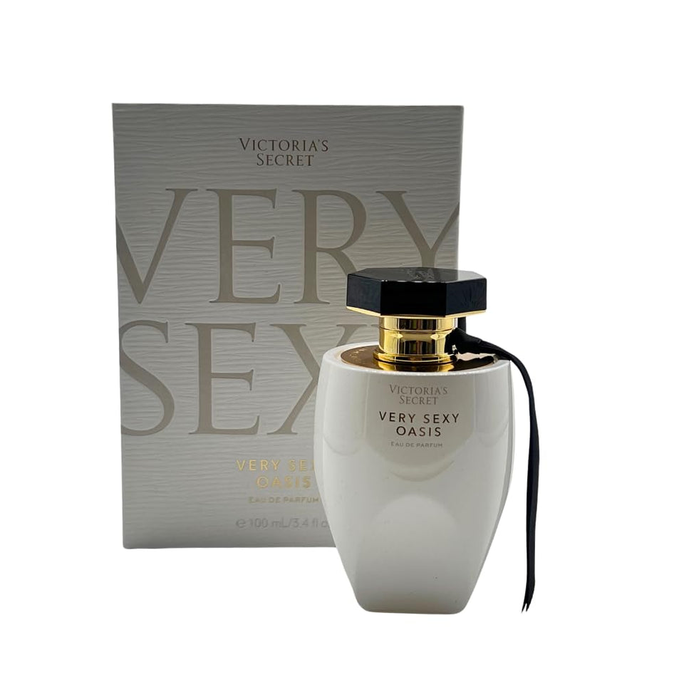 Victoria's Secret Very Sexy Oasis bottle for elegant evening wear inspiration.