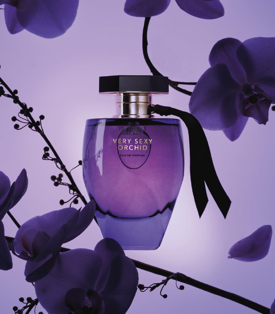 Victoria's Secret Very Sexy Orchid ornate packaging conveys premium gift-ready presentation.
