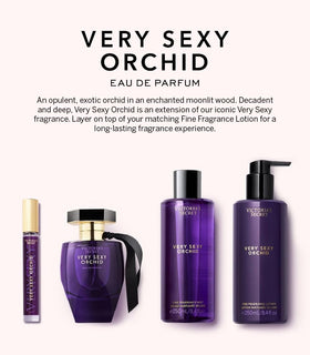 Victoria's Secret Very Sexy Orchid splash demonstrates long-lasting aroma potential.