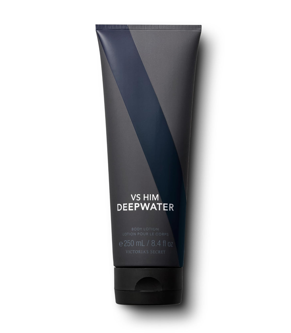 Victoria's Secret VS Him Deepwater lotion bottle with refreshing aromatic scent for daily wear.