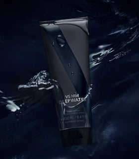 Lotion pump dispenser of VS Him Deepwater for easy, neat application.