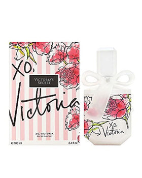 Victoria's Secret Xo Victoria bottle pour, a sunny floral fragrance