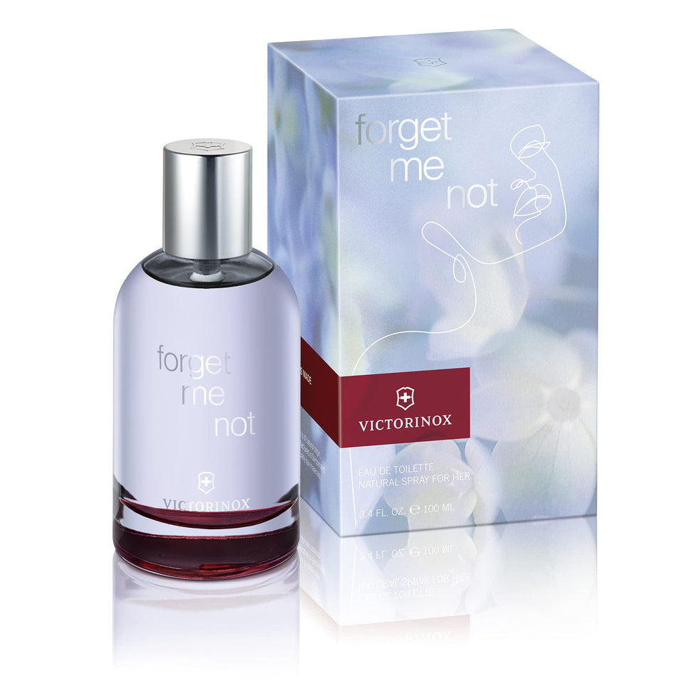Victorinox Forget Me Not EDT bottle ready for daily wear