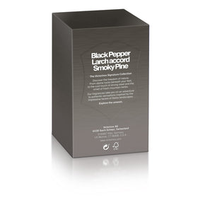 Victorinox Swiss Army Black Steel bottle label shows scent identity and heritage
